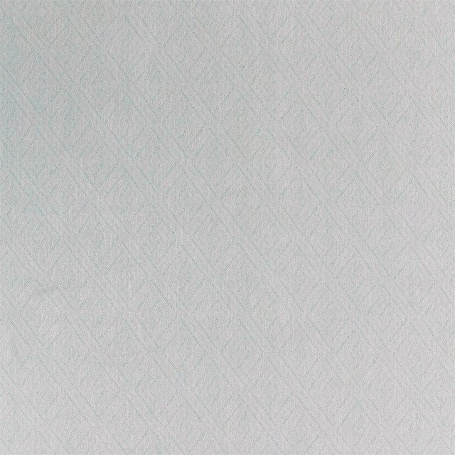 Pale sea-glass green upholstery weave with subtle diagonal chevron texture