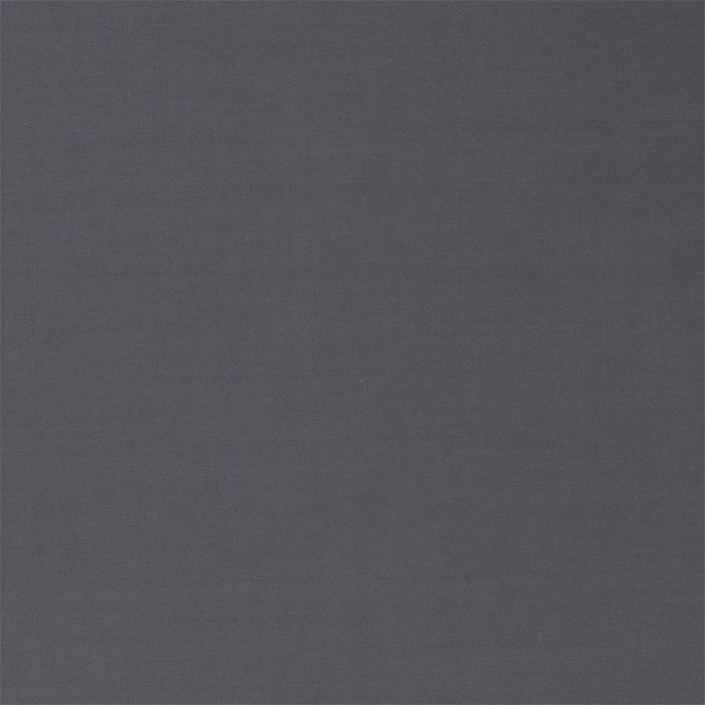 Close-up of deep charcoal-grey plain weave with subtle fine crosshatch texture