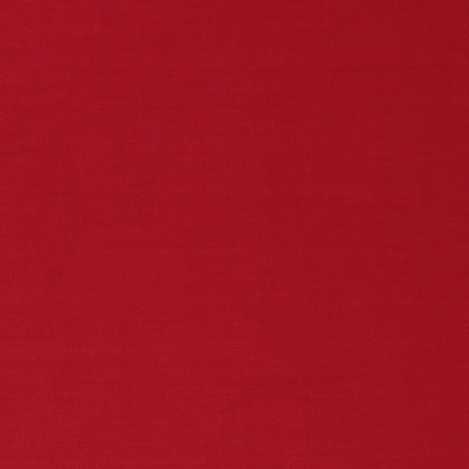 Deep crimson plain woven fabric swatch with subtle horizontal tonal texture
