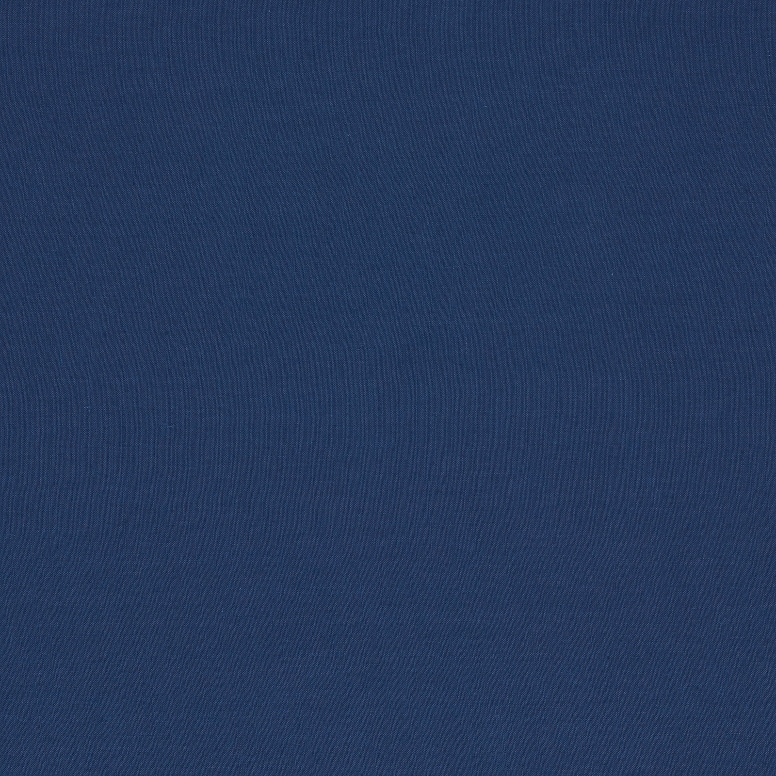 Deep indigo blue plain weave with a fine, subtly textured surface