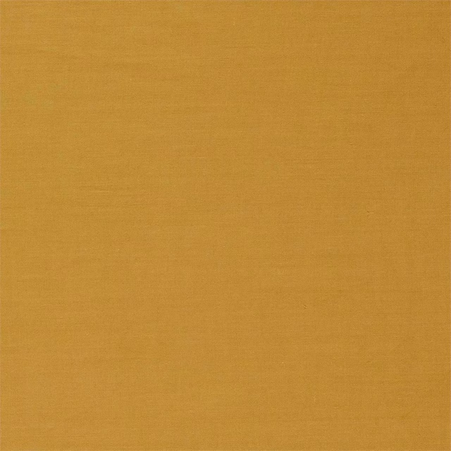 Warm mustard-ochre plain weave with subtle horizontal tonal texture
