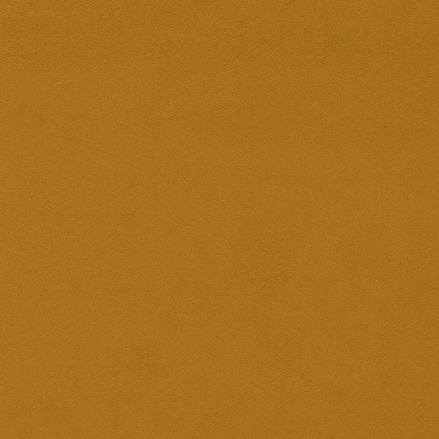 Close-up of plain mustard-ochre velvet showing a softly shaded directional pile