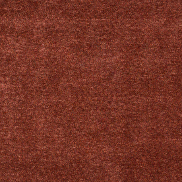 Deep spice red-brown fabric with a softly mottled woven texture