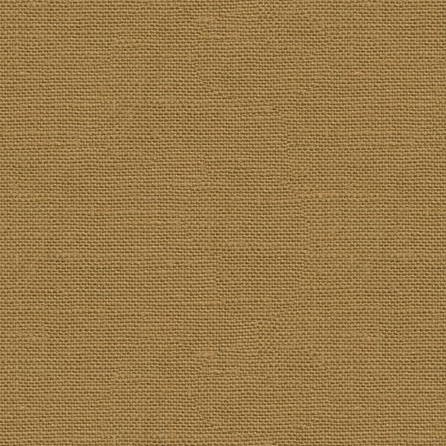 Warm caramel linen with a fine, even woven texture and subtle tonal variation
