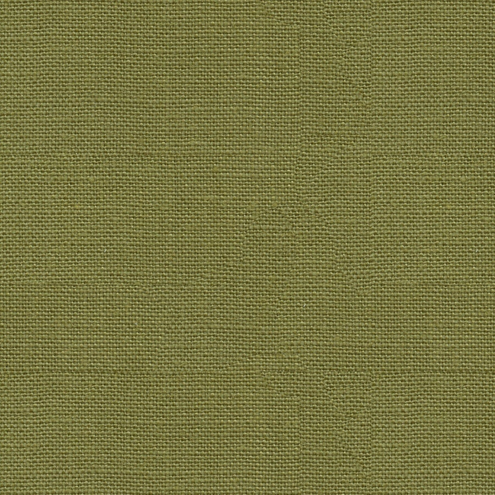 Muted olive-green linen with a finely textured, even plain weave