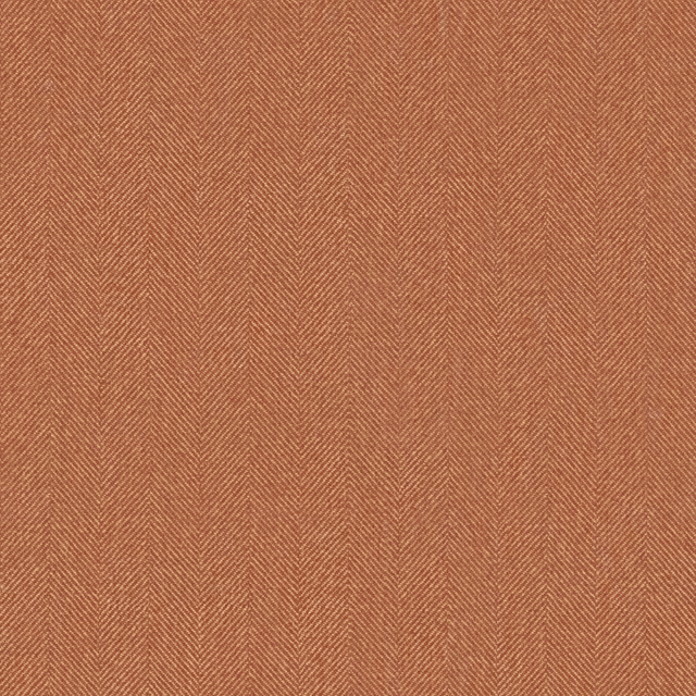 Warm russet wallpaper with a fine vertical herringbone texture and softly mottled surface
