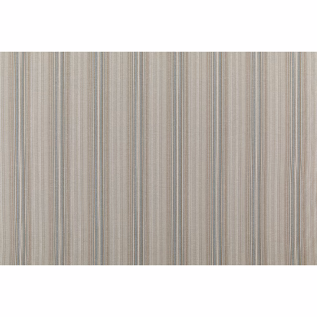 Soft teal, taupe and grey vertical stripes with a fine woven texture