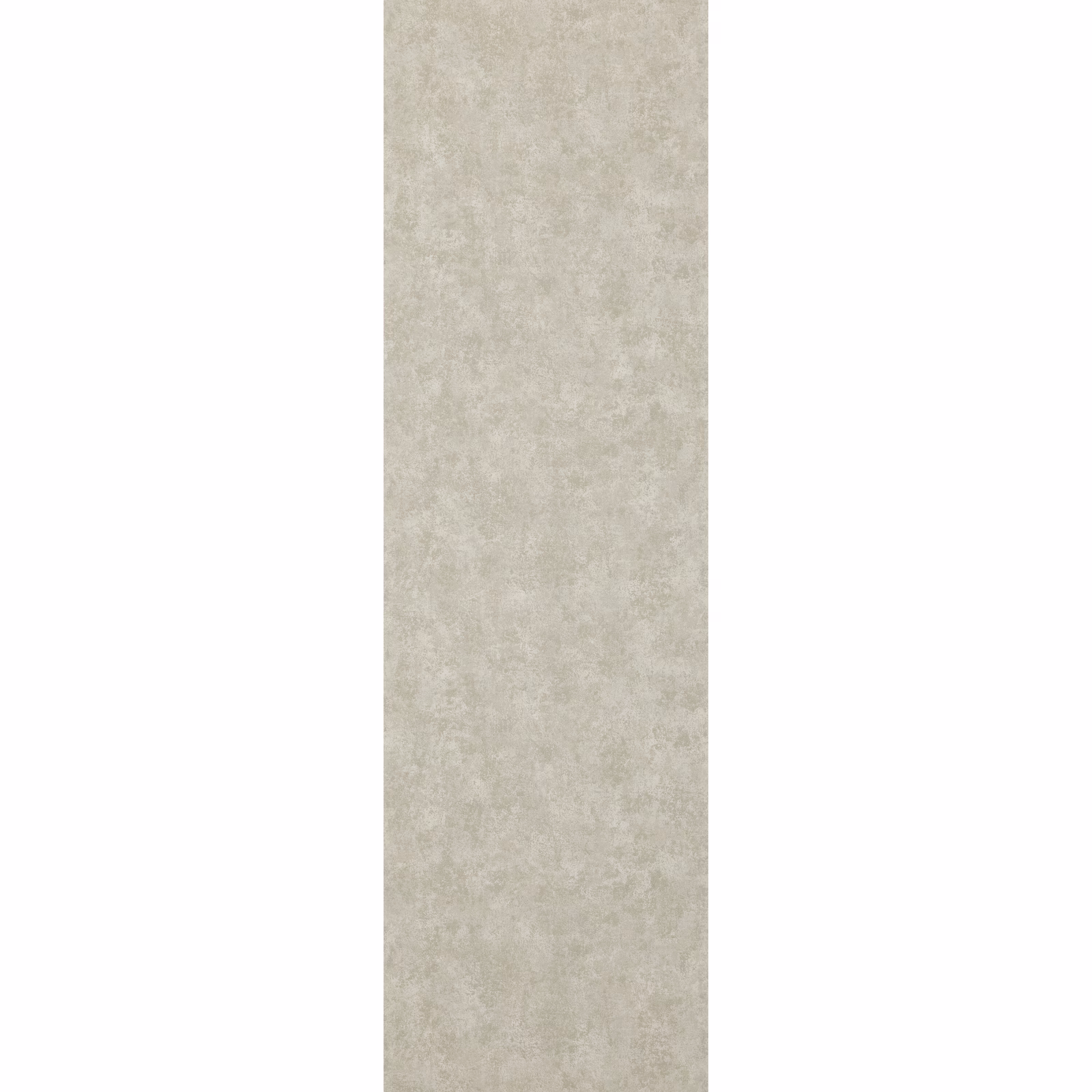 Pale putty wallpaper with cloudy grey-beige mottling and a softly distressed surface