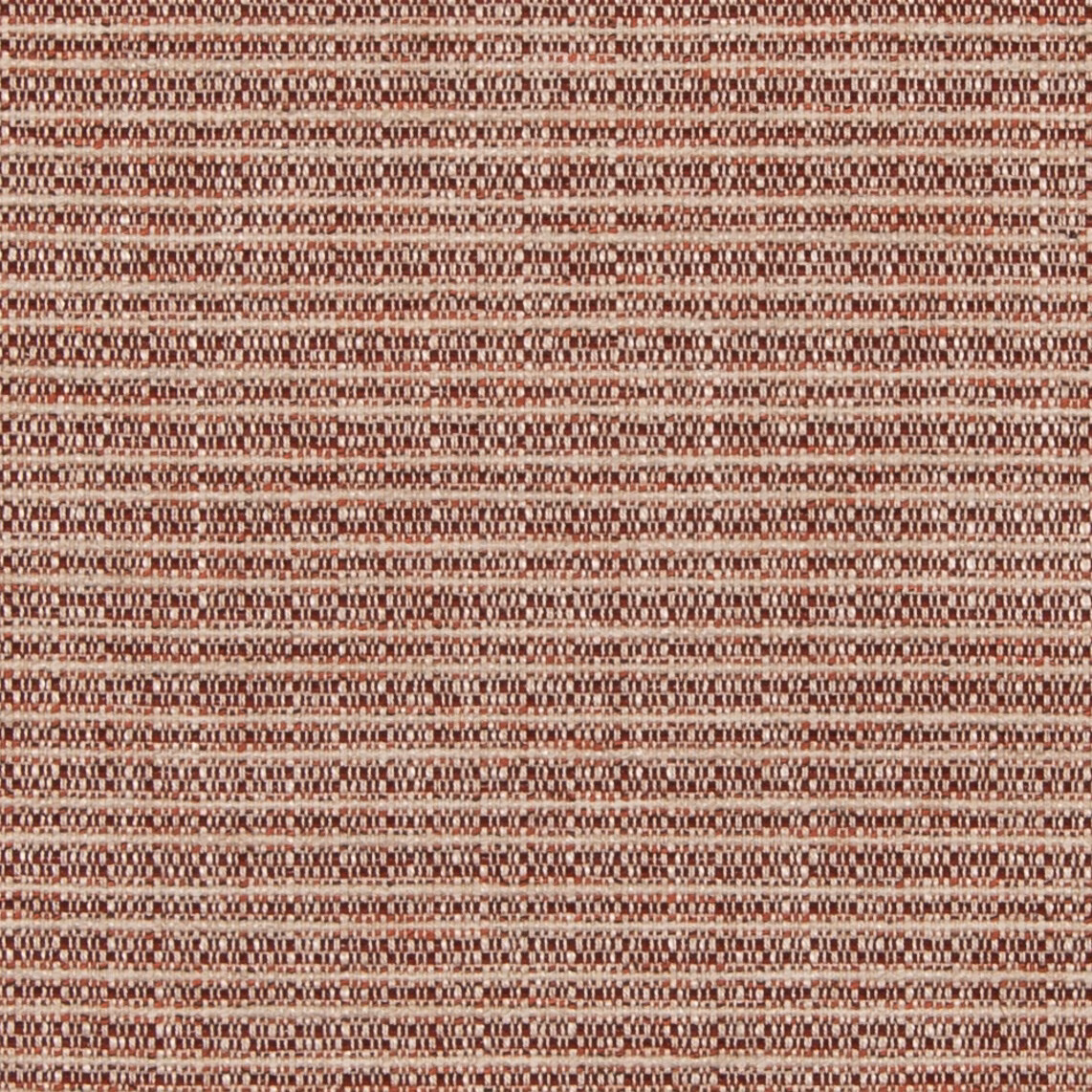 Close-up of Seaton Red’s burgundy and cream irregular horizontal woven texture