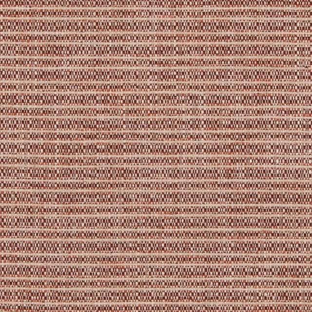 Close-up of Seaton Red’s burgundy and cream irregular horizontal woven texture