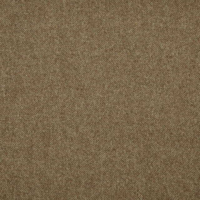Warm taupe-brown fabric showing a subtle all-over herringbone weave