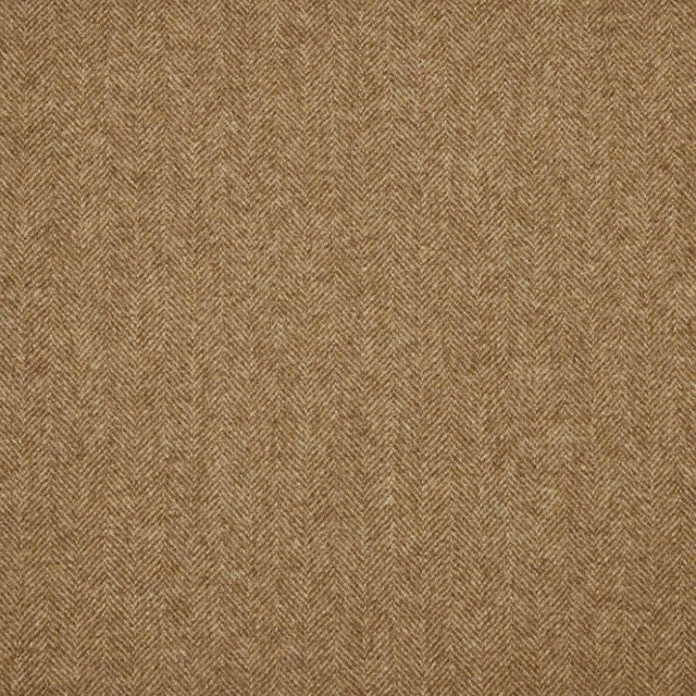 Warm brown herringbone weave with fine chevron texture and subtle tonal variation
