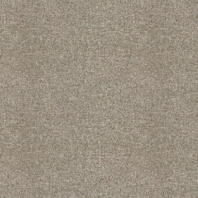 Close view of mottled taupe-grey fabric with a fine woven texture