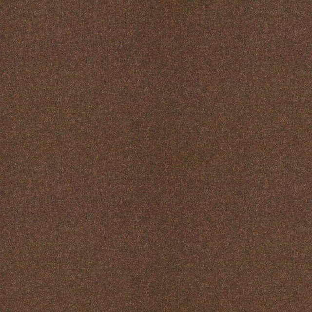 Close view of deep warm brown fabric with softly mottled, fine woven texture