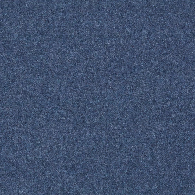 Dusky blue-grey fabric with a dense, softly mottled woven surface