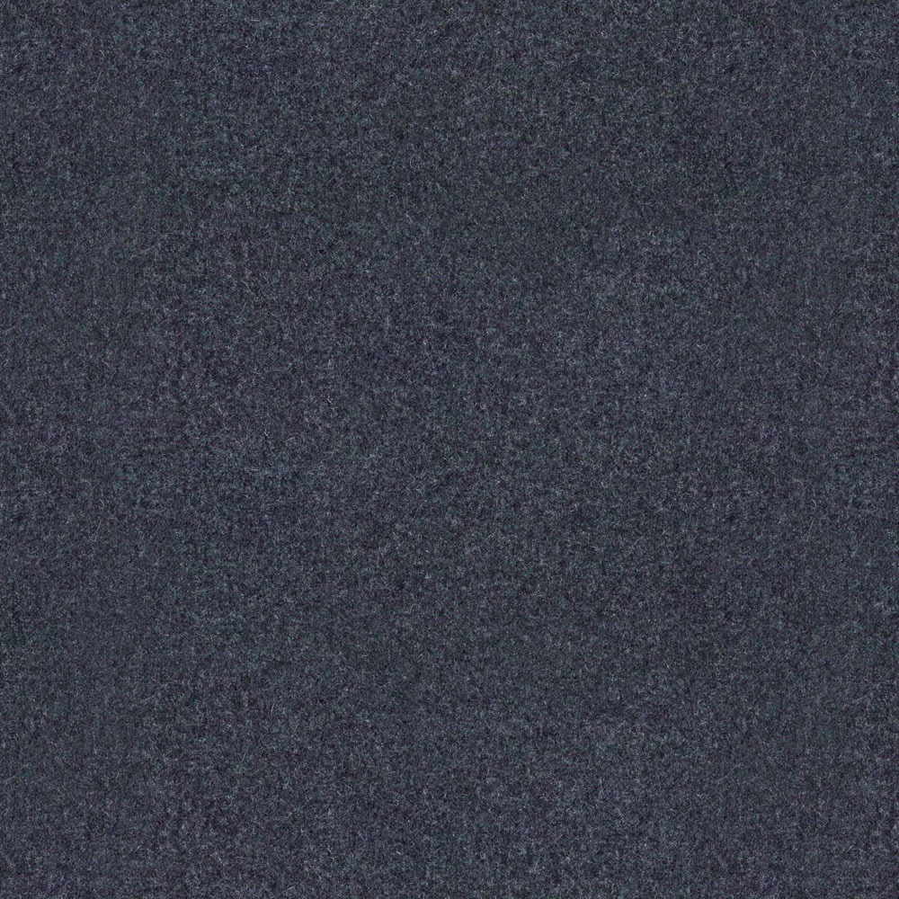 Deep charcoal blue-grey fabric with a softly mottled, dense textured surface