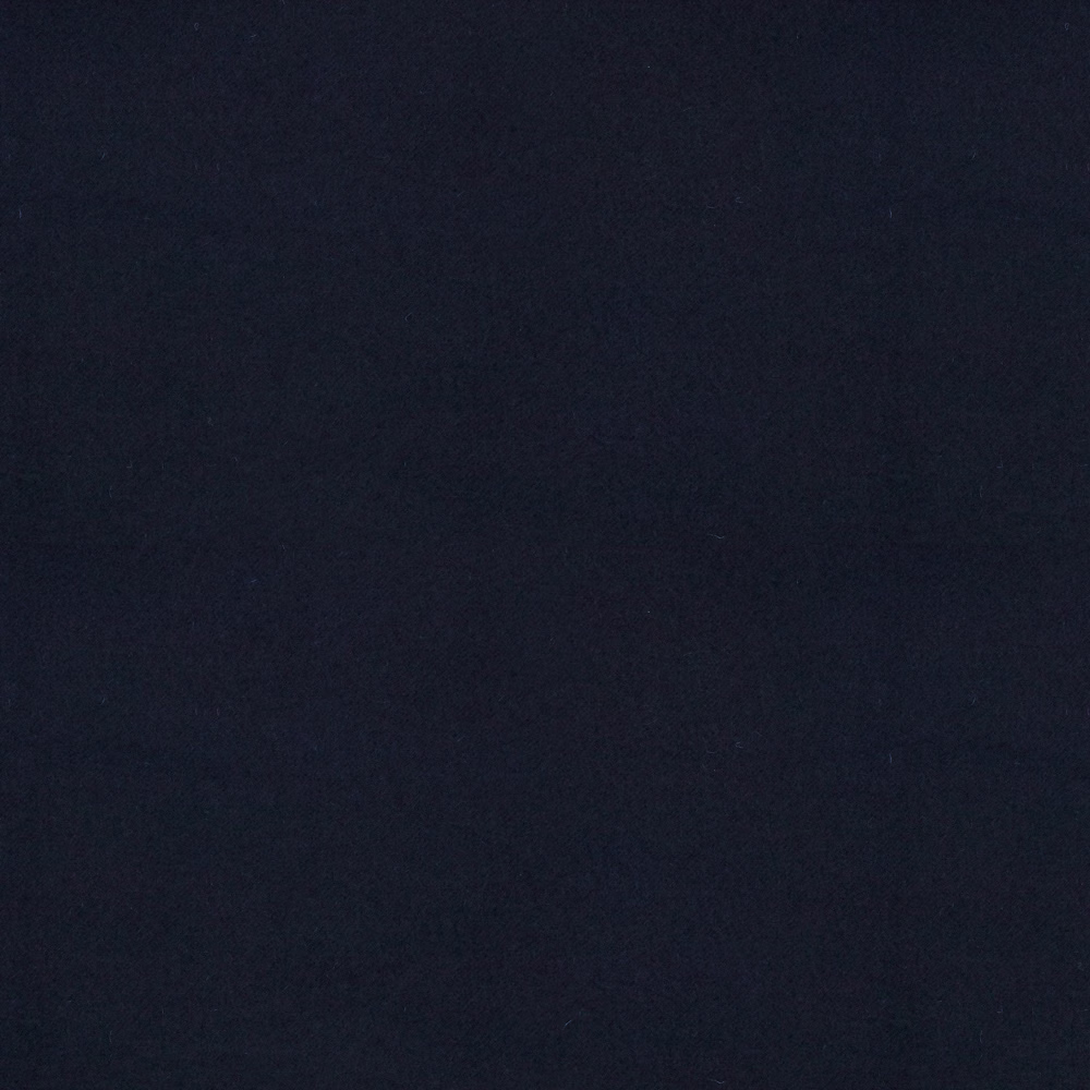 Near-black ink navy fabric swatch with a subtle, close-textured surface