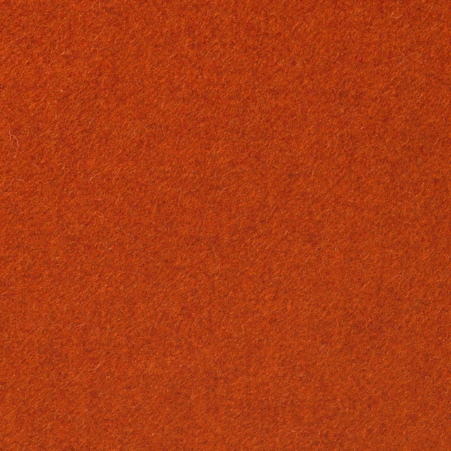 Close-up of 1116/45 in mottled burnt orange with a fine napped texture