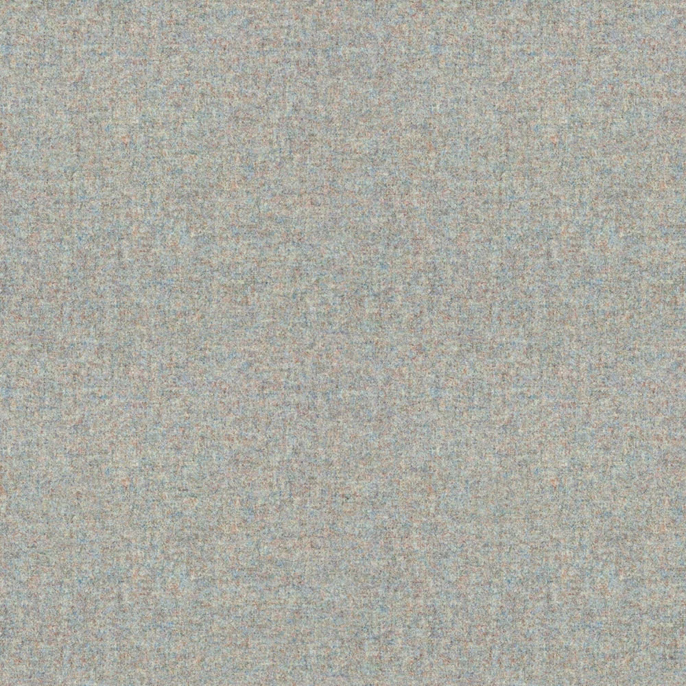 Pale blue-grey and beige mottled woven surface with fine tonal flecks