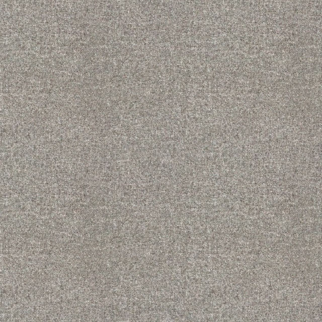 Close-up of mottled taupe-grey fabric with a fine, softly textured weave