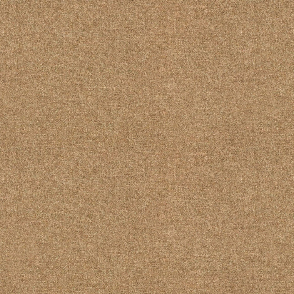 Warm camel-beige woven fabric with fine mottled texture and subtle caramel tonal variation
