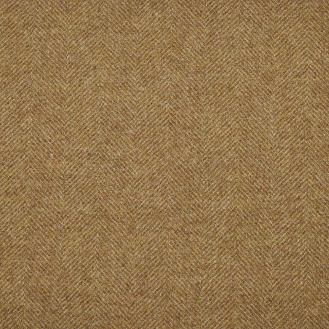 Warm camel-brown swatch with a tightly woven, fine herringbone texture
