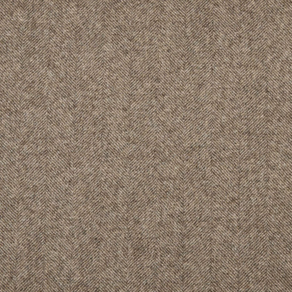 Warm taupe-brown fabric with a fine closely woven herringbone texture