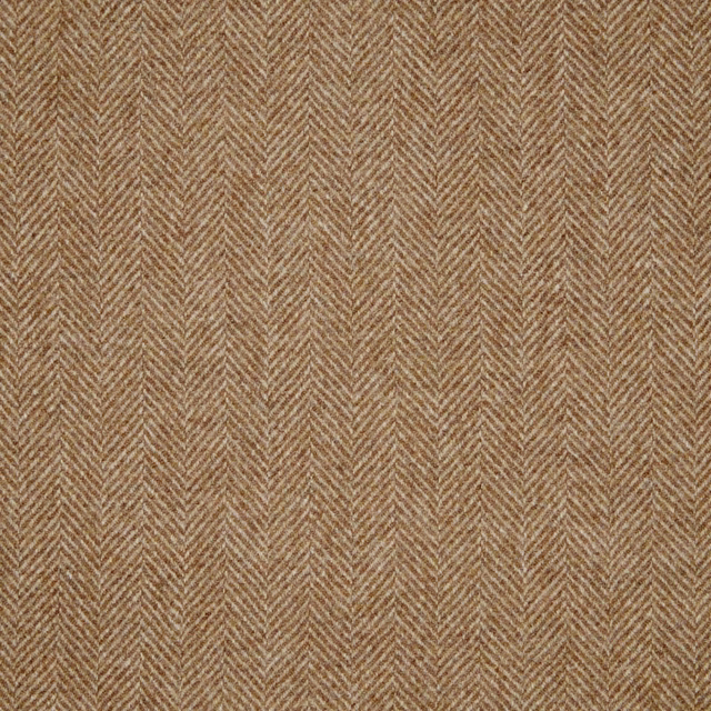 Warm taupe-brown upholstery textile with a fine, closely spaced herringbone weave