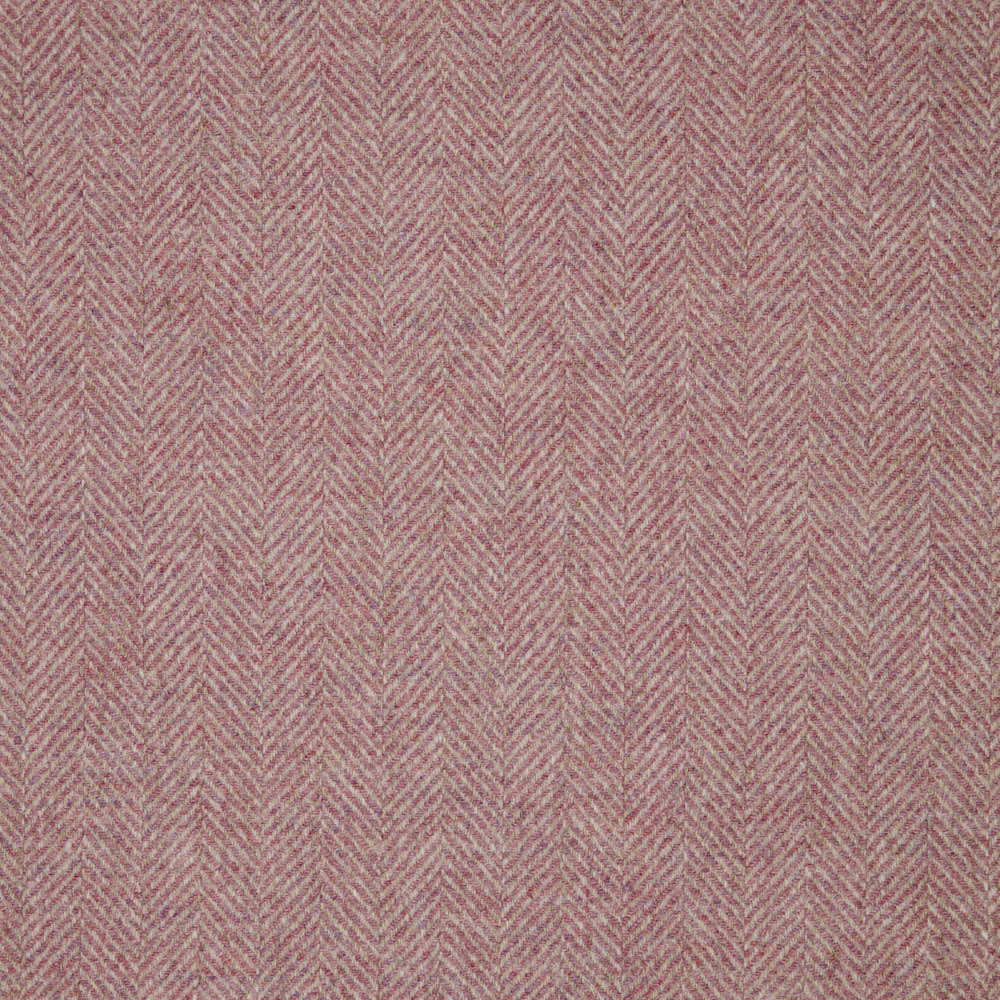 Dusty rose and taupe woven fabric with a fine herringbone texture
