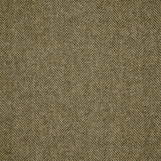 Muted olive-taupe textile with narrow vertical herringbone chevrons and dry woven texture