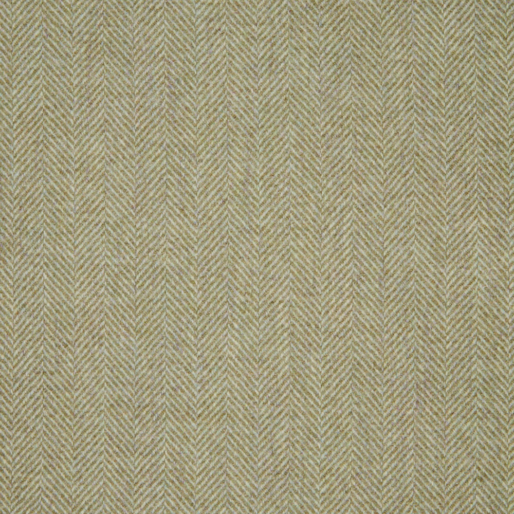 Muted greige-olive woven fabric with fine vertical herringbone texture