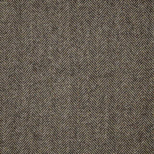Dark taupe upholstery with charcoal vertical herringbone chevron weave