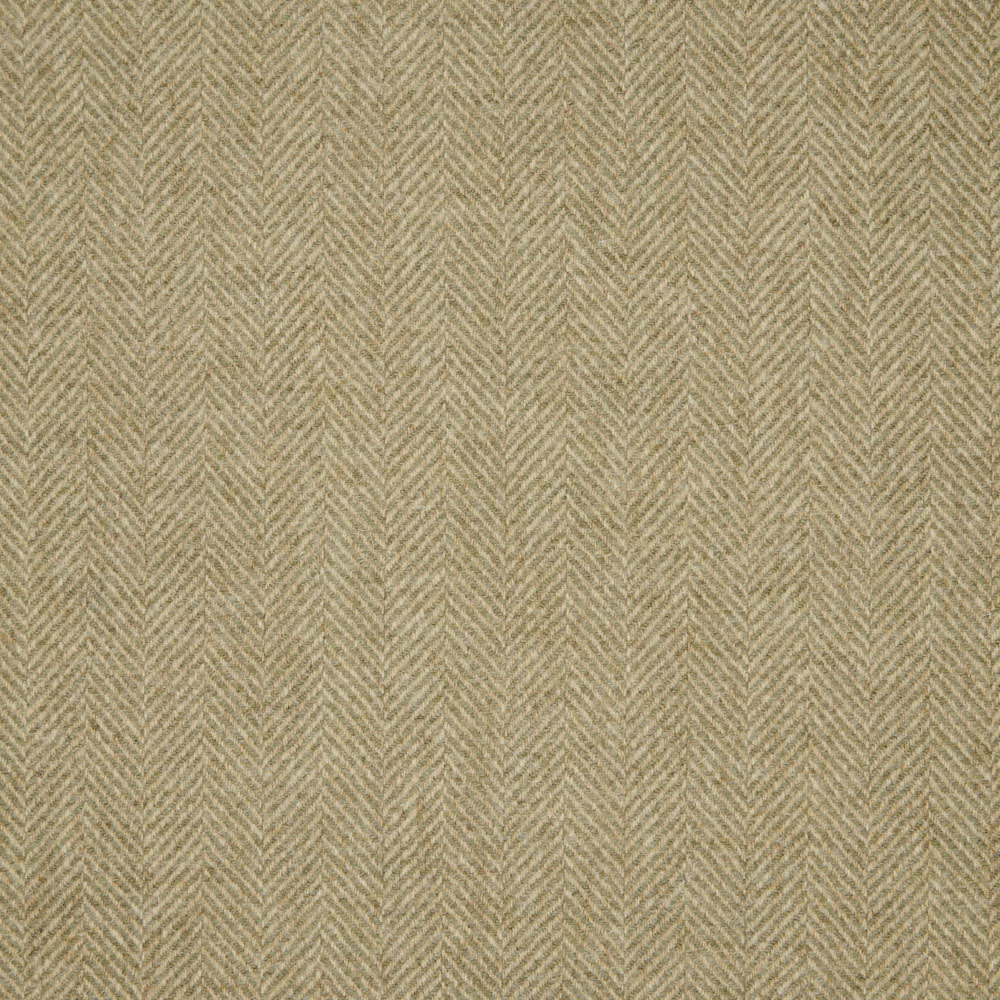 Muted taupe woven swatch with a fine, closely spaced herringbone chevron texture