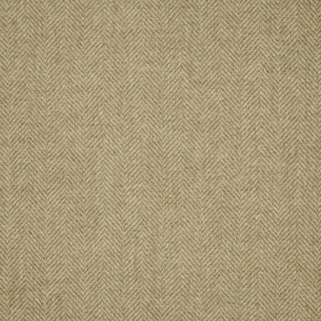 Muted taupe woven swatch with a fine, closely spaced herringbone chevron texture