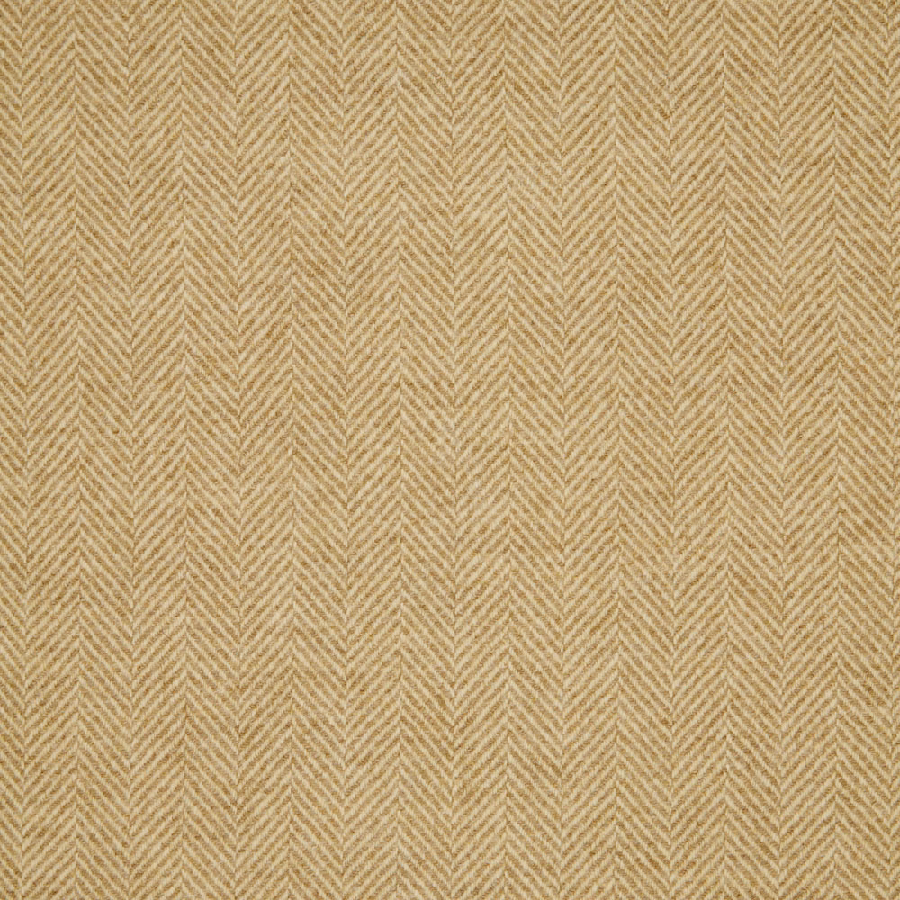 Warm sand-beige woven fabric with narrow vertical herringbone columns