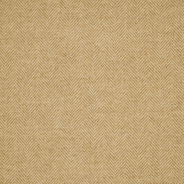 Warm sand-beige woven fabric with narrow vertical herringbone columns