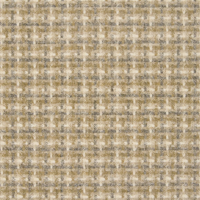 Mottled beige, taupe and grey woven swatch with an irregular small check texture