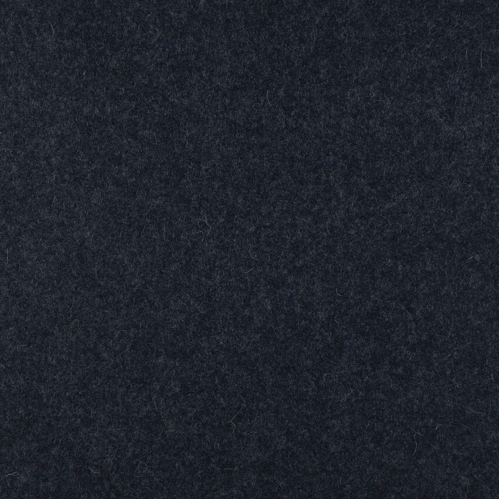 Near-black charcoal fabric with a softly mottled, brushed, felt-like surface
