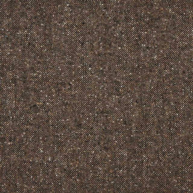 Close-up of 4080/07 showing a dense cocoa-brown weave with pale flecks