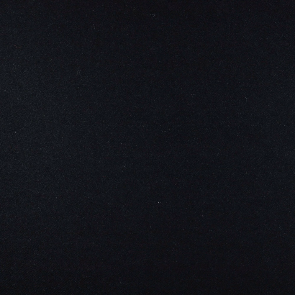 Near-black charcoal fabric swatch with a subtle, low-sheen woven texture