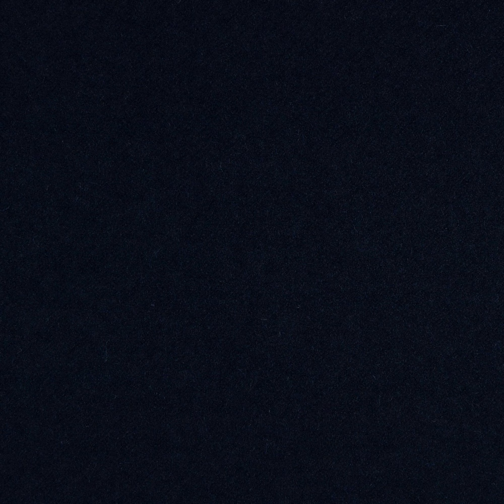 Near-black navy fabric swatch with a dense, subtly brushed surface