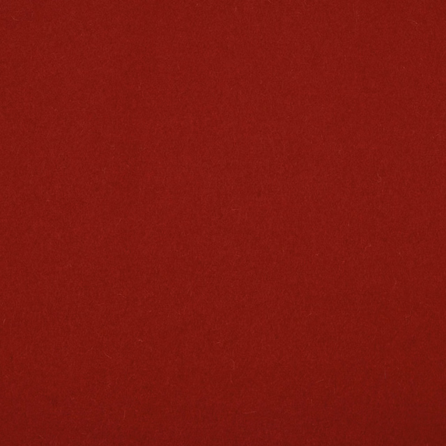 Deep crimson plain fabric swatch with a soft, subtly shaded brushed texture