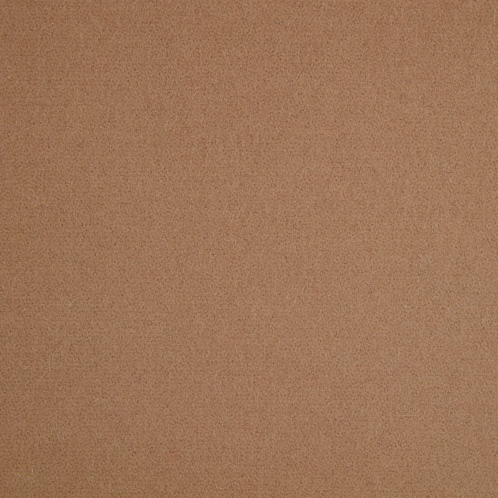Warm sandy beige plain fabric with a soft, finely textured matte surface