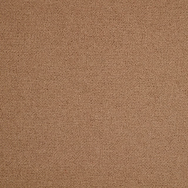 Warm sandy beige plain fabric with a soft, finely textured matte surface