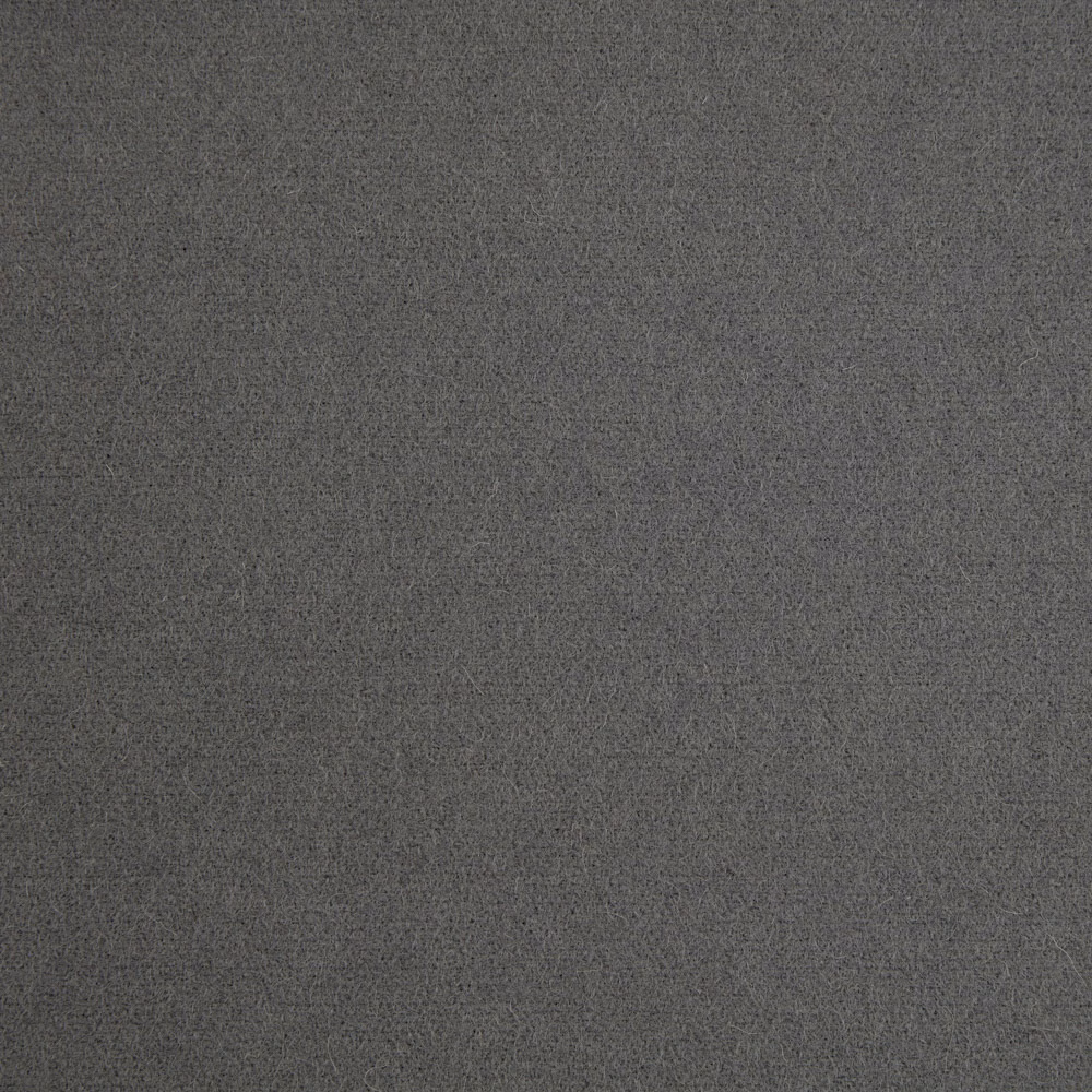 Deep charcoal-grey fabric swatch with fine mottled plain-weave texture