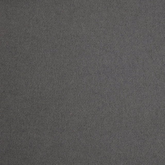 Deep charcoal-grey fabric swatch with fine mottled plain-weave texture