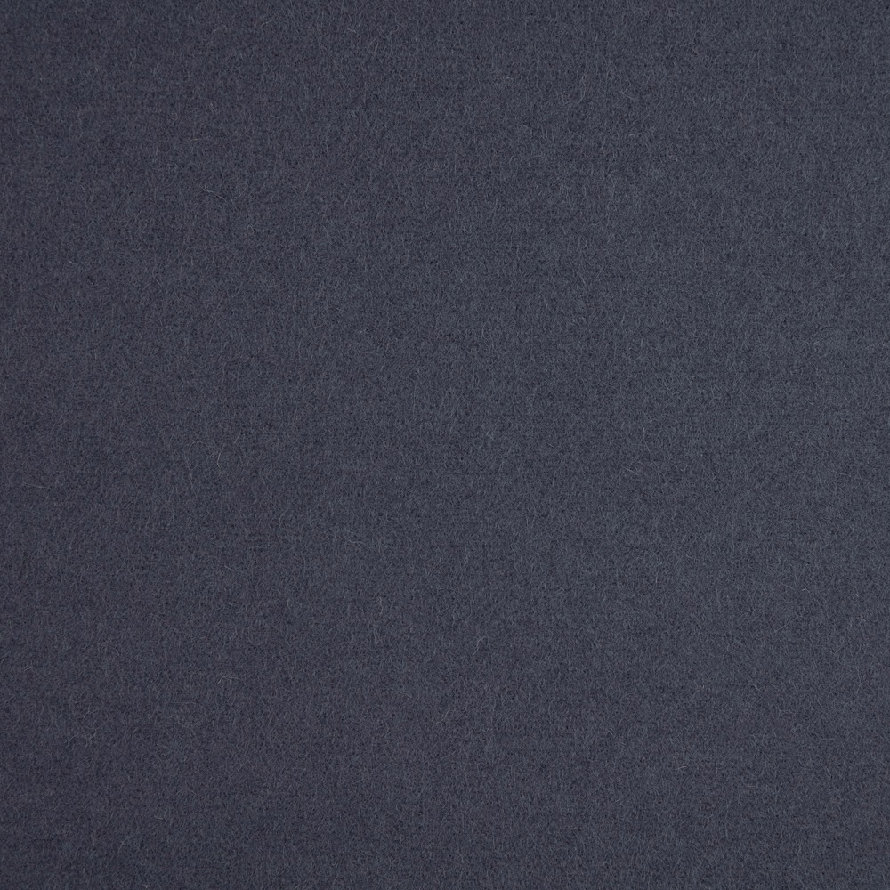 Deep blue-charcoal fabric with a fine, softly mottled low-sheen texture