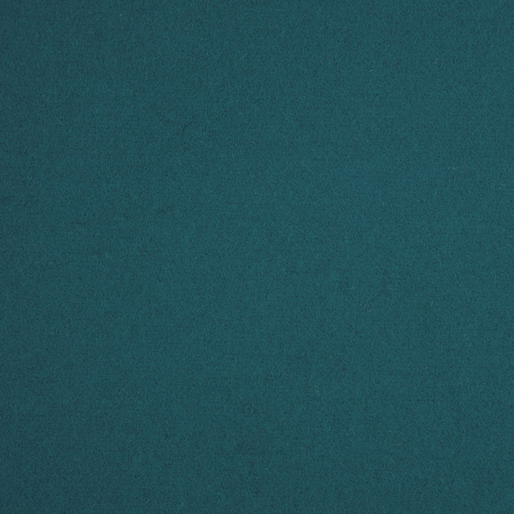 Deep blue-green teal fabric with a fine, softly mottled matte surface