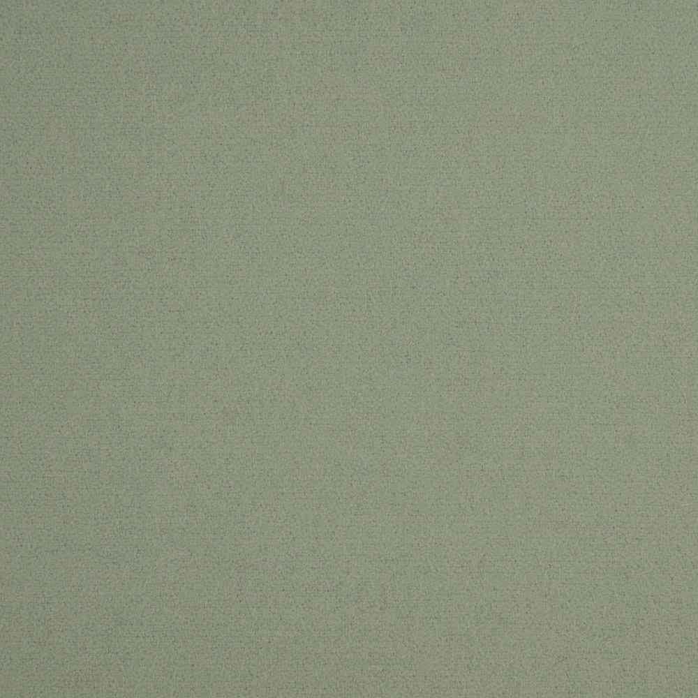 Muted sage-green fabric with a fine, softly mottled woven texture
