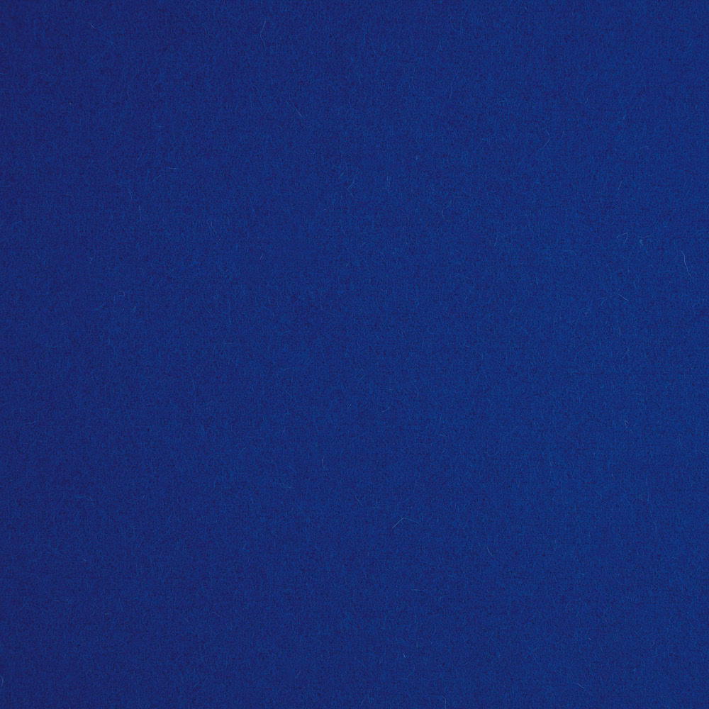 Deep cobalt-blue plain fabric with a softly mottled, subtly textured surface